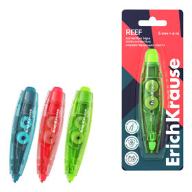 Banda corectoare ErichKrause Spin Reef , retractable system , 5mmx6m