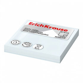 Notes adeziv EricKrause 75x75mm 100 foi , Alb