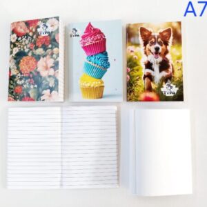 Carnetel A7 capsat 50 file Velin /dictando