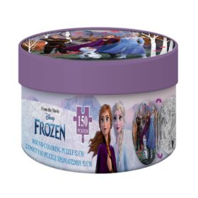 Puzzle rotund 150pcs 52cm Frozen 2