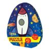 Puzzle 42 piese 42x42cm Racheta, Luna