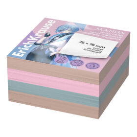 Cub notes adeziv ErichKrause Manga 75x75mm, 400 foi ,4culori