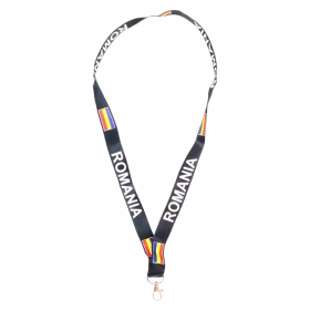 Snur textil cu carabina Romania Negru