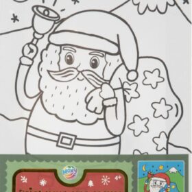 Pictura pe panza 20×15 cm +3 guase +pensula Grafix