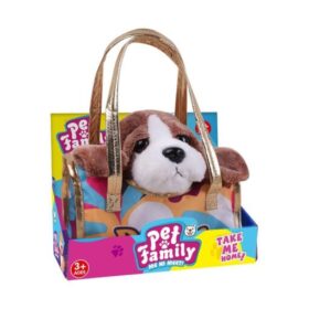Plush Catel 20cm in punga cadou 25×13,5x20cm Luna