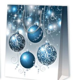 Punga cadou A4 Craciun Glossy 260x127x324mm