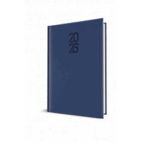 Agenda datata Tucson Ro A5 ,352 pagini, coperta buretata , culoarea Bleumarin 2026, Herlitz