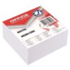 Cub hartie alb OFFICE Products, 400 file, 85 x 85 x 40 mm, lipit si infoliat
