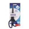 Foarfeca metalica de birou Donau Soft Grip 20cm albastru