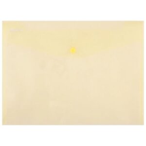 Mapa din plastic DONAU cu capsa, A4 (330 x235 mm), 180 microni, Galben