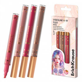 Evidentiatoare 4 set ErichKrause Visioline V-19 Flex Idol