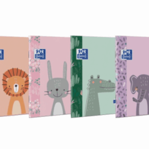 Caiet TIP II Oxford, A5, 24 file, hartie optik 80G/MP, colturi rotunjite, Motiv Kids