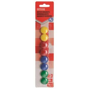 Magneti color OFFICE Products, 20 mm, set de 8 bucati