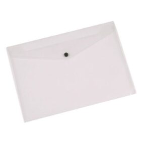 Mapa din plastic Q-CONNECT cu capsa, A3, 460 x 325 mm, 180 microni, transparent