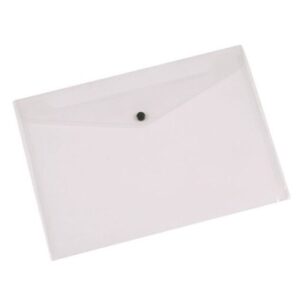 Mapa din plastic Q-CONNECT cu capsa, A3, 460 x 325 mm, 180 microni, transparent