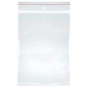 Pungi din plastic cu inchidere zip lock tip fermoar, 80 mm x 120 mm, 100 buc/set