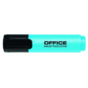 Textmarker OFFICE Products FLUO, scriere de 2-5 mm, albastru