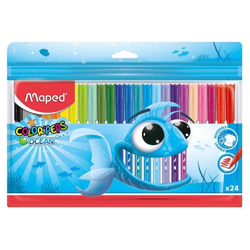 Carioca Maped 24/set Ocean Pulse
