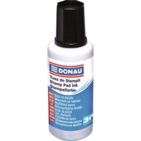 Tus pentru stampila DONAU, cu picurator, 30 ml, Negru