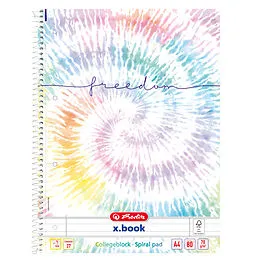 Caiet A4 80 F Spirala Dictando New Batik Freedom,Herlitz