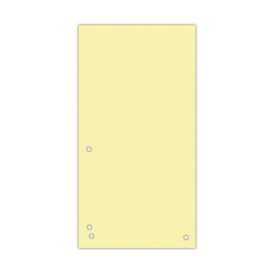 Separatoare C7 din carton DONAU, 105 x 240mm, 100 buc/set, galben