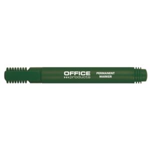 Marker permanent OFFICE Products, varf rotund, scriere de 1 – 3 mm, verde