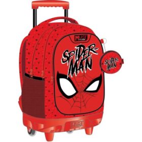 Troller 34x20x44cm 3 compartimente Spiderman Web Must