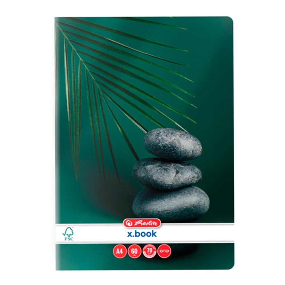 Caiet A4 60 file Velin Herlitz - imagine 3