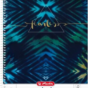 Caiet A4 80 F spirala dictando New Batik Fearless, Herlitz