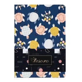 Notebook coperta flexibila Pastel 14x19CM 96SH 70g Tesoro