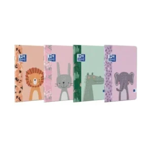 Caiet Oxford, A5, 24 file, hartie optik 80G/mp, Tip I, colturi rotunjite , Motiv Kids
