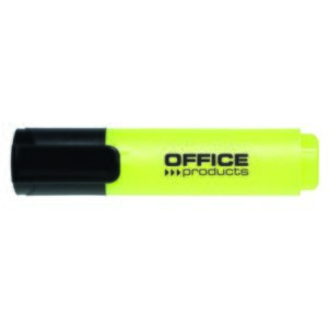 Textmarker OFFICE Products FLUO, scriere de 2-5 mm, galben
