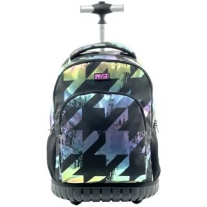 Troller Must Team 31x22x45cm 3 compartimente Hologram Colors