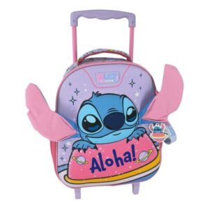 Troller 27x10x31cm 2 compartimente Stitch 2 Must